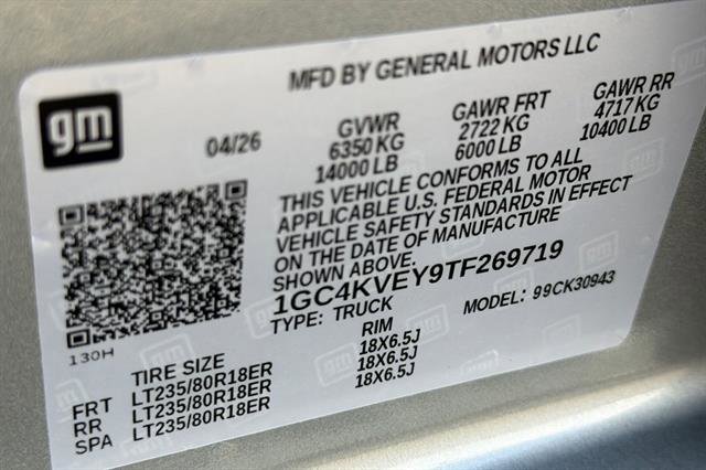 New 2026 Chevrolet Silverado 3500 High Country w/ Technology Package AWD/4WD image 35