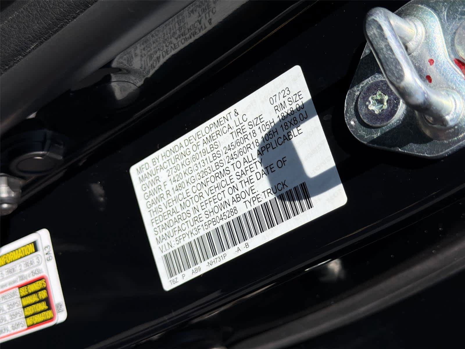 Used 2023 Honda Ridgeline Sport image 22
