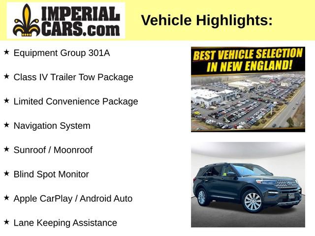 Used 2022 Ford Explorer Limited w/ Class IV Trailer Tow Package image 7