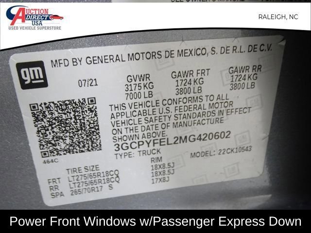 Used 2021 Chevrolet Silverado 1500 LT Trail Boss w/ Bed Protection Package image 20