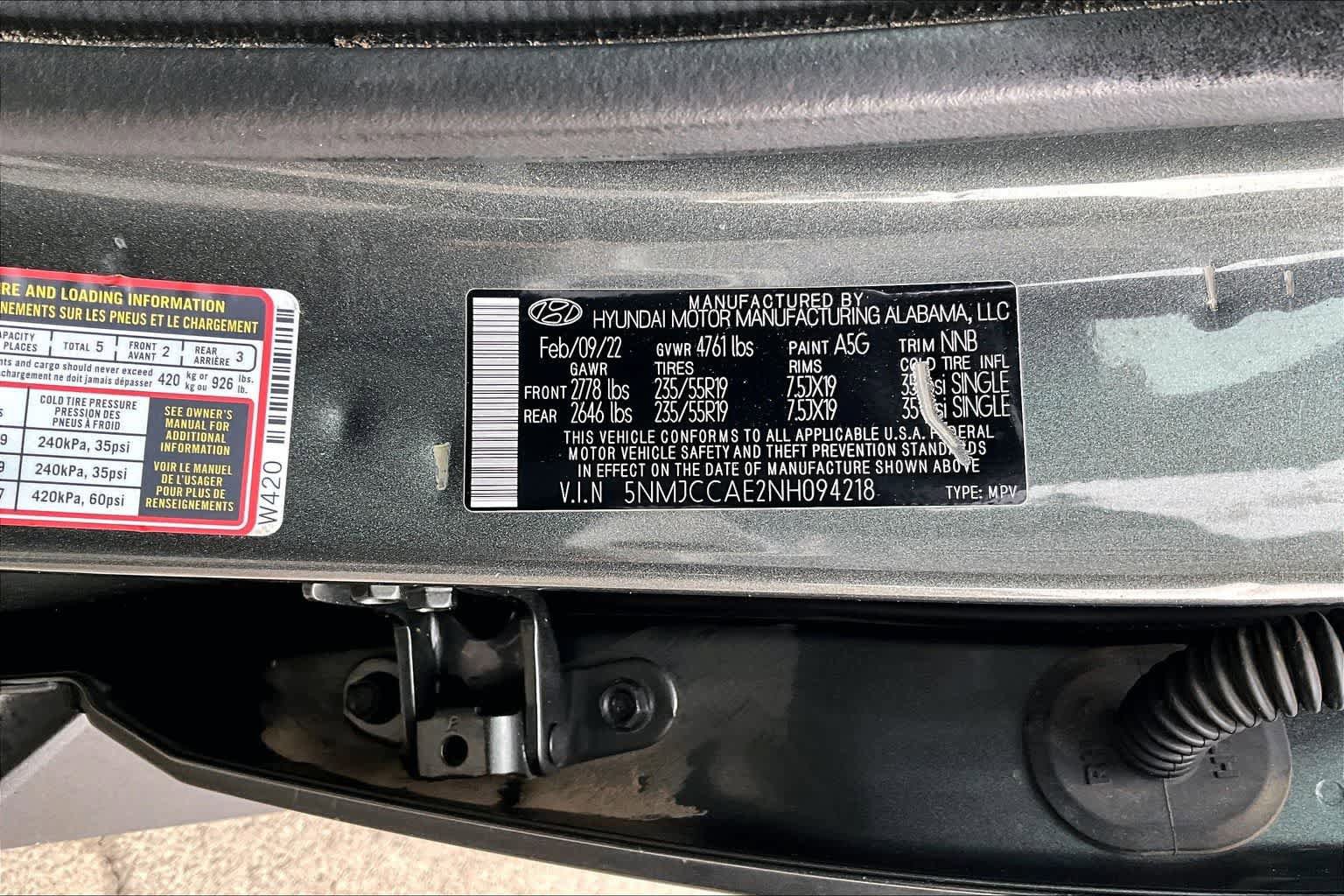 Used 2022 Hyundai Tucson SEL w/ Convenience + Premium Package AWD/4WD image 21