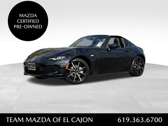 Certified 2025 MAZDA MX-5 Miata RF Grand Touring w/ Weather Package