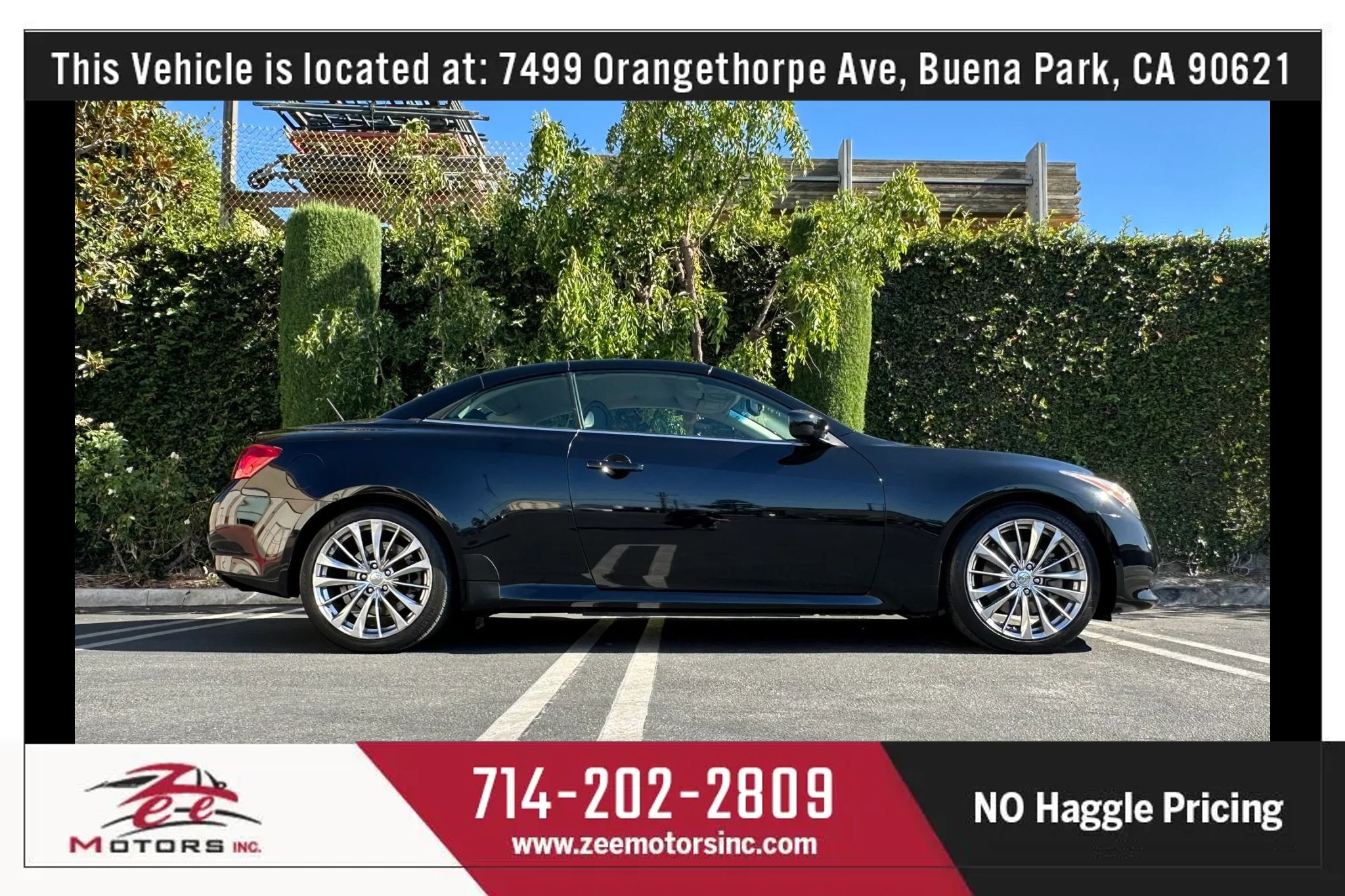 Used 2012 INFINITI G37 Convertible w/ Premium Pkg RWD image 6