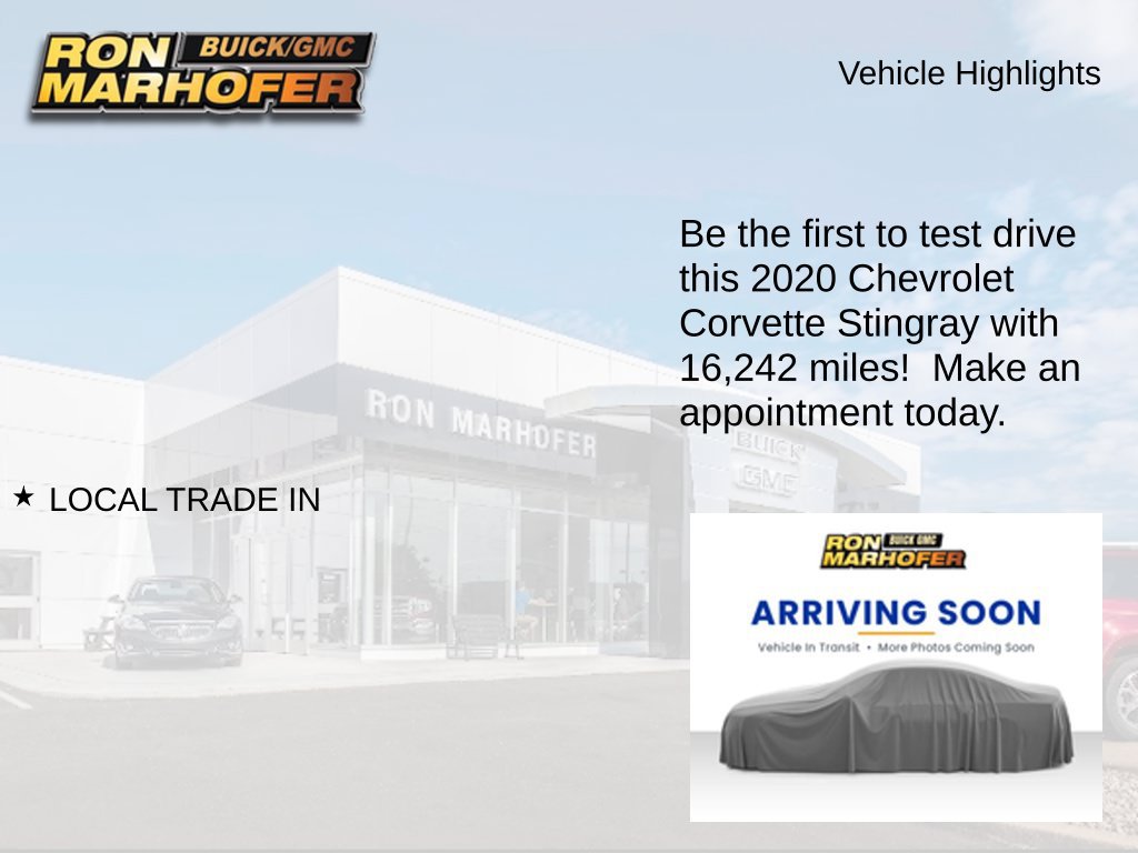 Used 2020 Chevrolet Corvette Stingray Preferred Cpe w/ 2LT Preferred Equipment Group RWD image 3