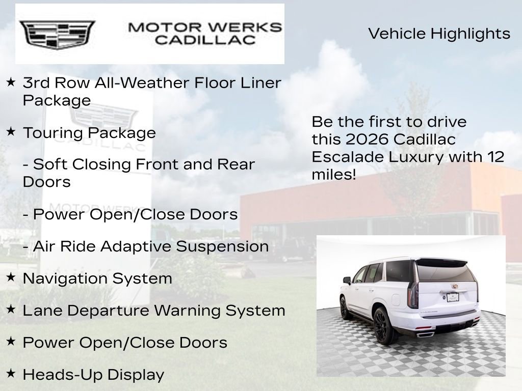 New 2026 Cadillac Escalade Luxury image 13