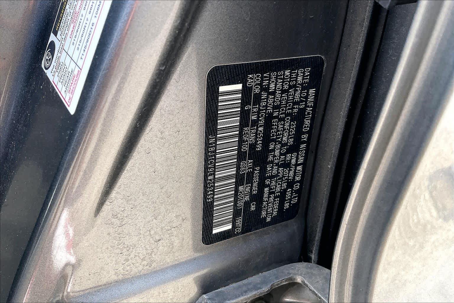 Used 2020 Nissan Rogue Sport SV FWD image 35