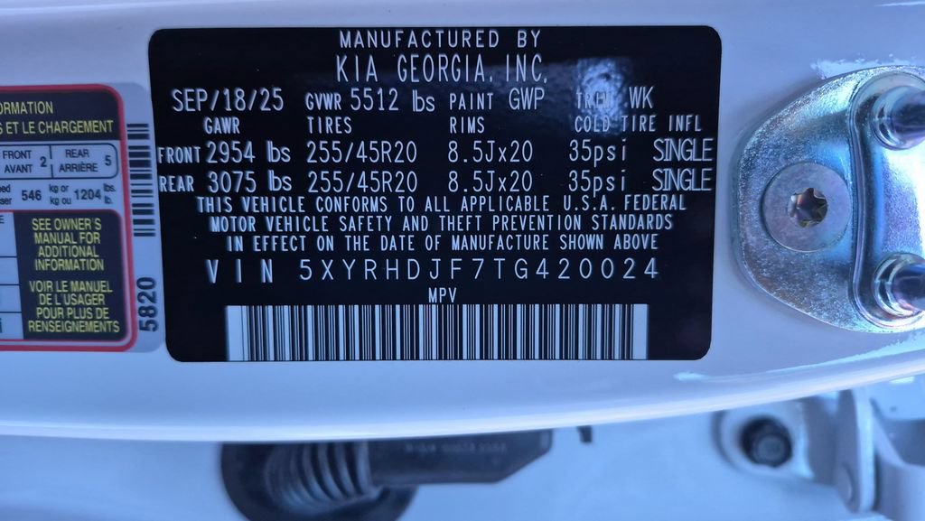 New 2026 Kia Sorento EX AWD/4WD image 29