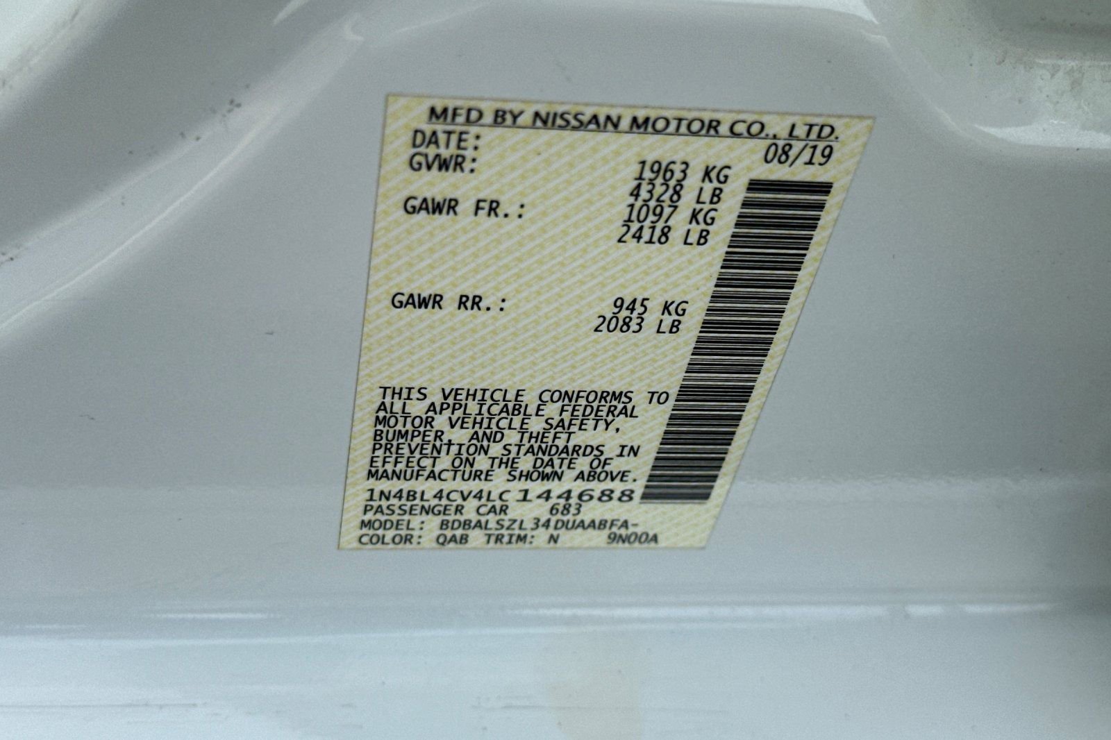 Used 2020 Nissan Altima 2.5 SR w/ Premium Package image 31