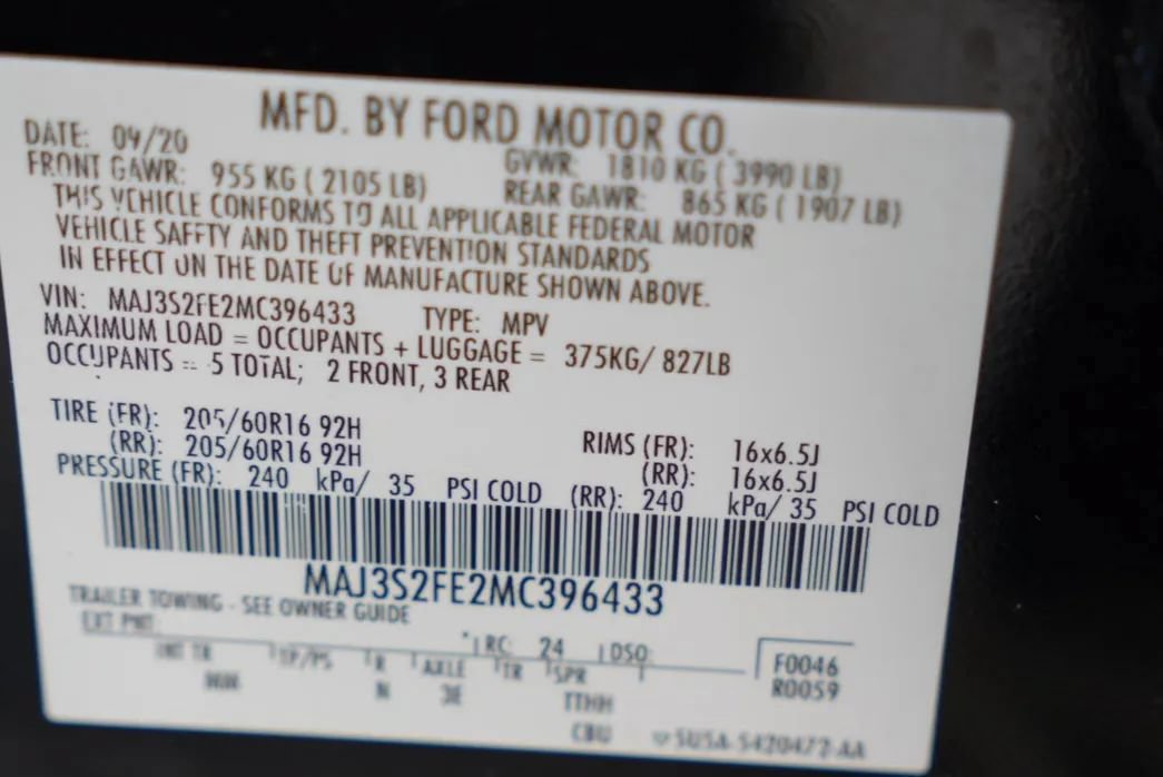 Used 2021 Ford EcoSport S FWD image 15
