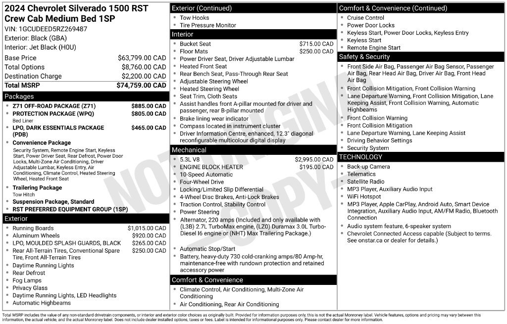 Used 2024 Chevrolet Silverado 1500 RST AWD/4WD image 18