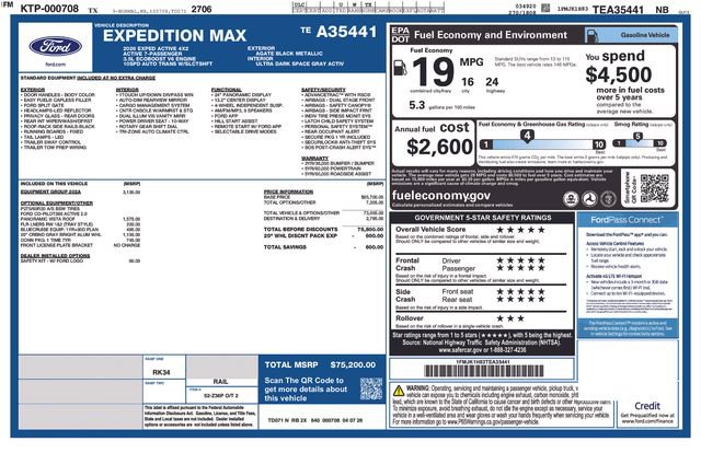 New 2026 Ford Expedition Max Active RWD image 4