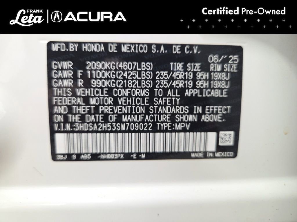 Certified 2025 Acura ADX A-Spec image 27