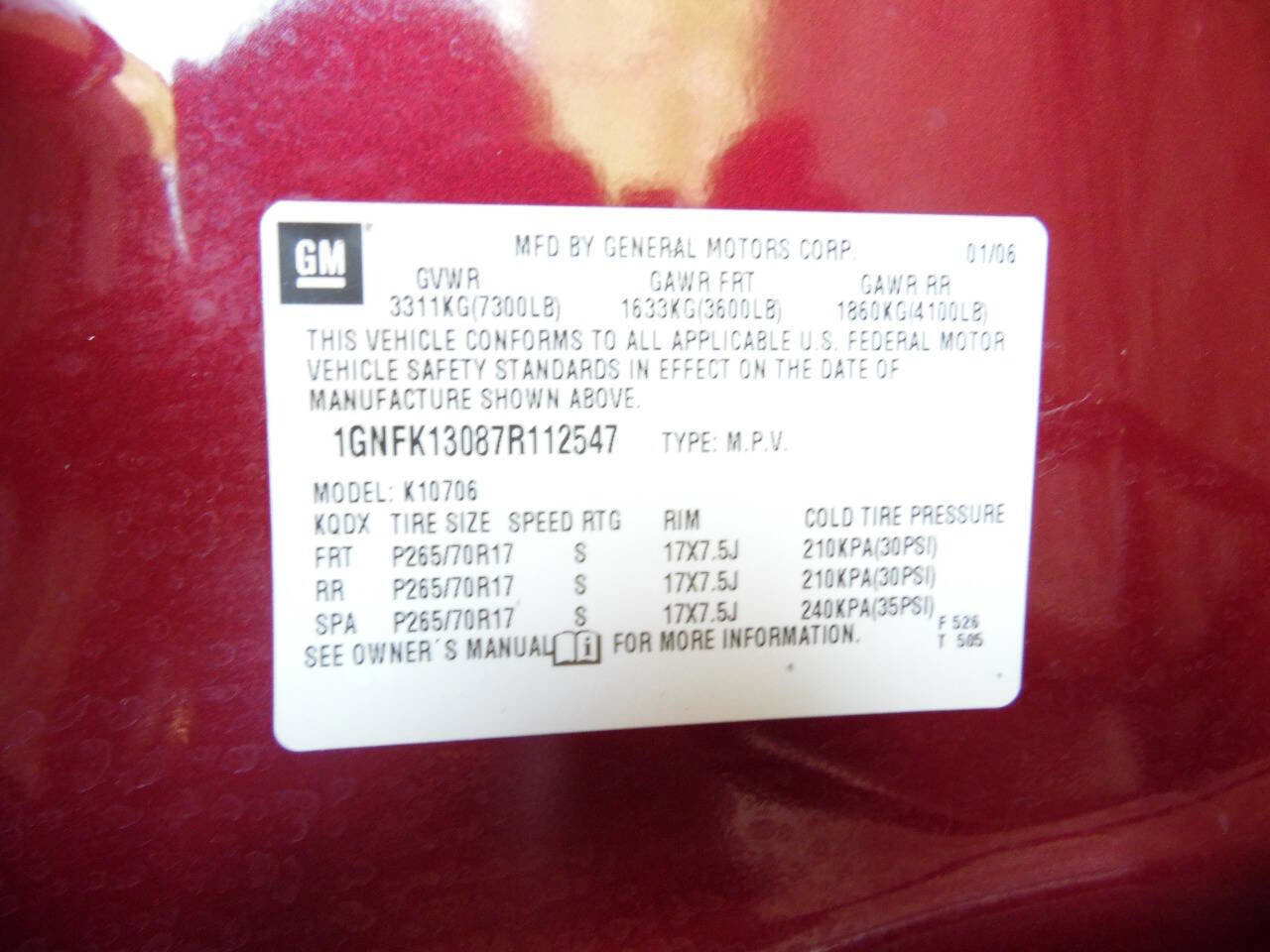 Used 2007 Chevrolet Tahoe LT w/ LT Preferred Equipment Group image 39