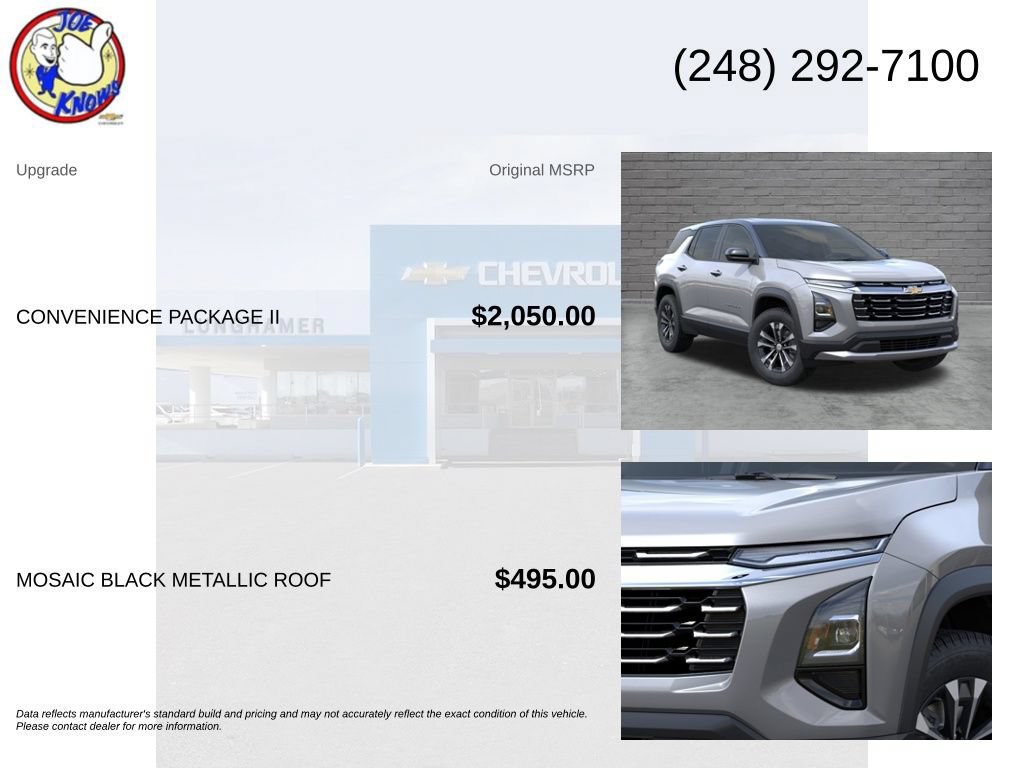 New 2027 Chevrolet Equinox LT w/ Convenience Package II FWD image 5