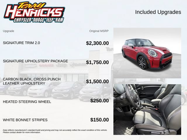 Used 2023 MINI Cooper S w/ Signature Upholstery Package FWD image 8