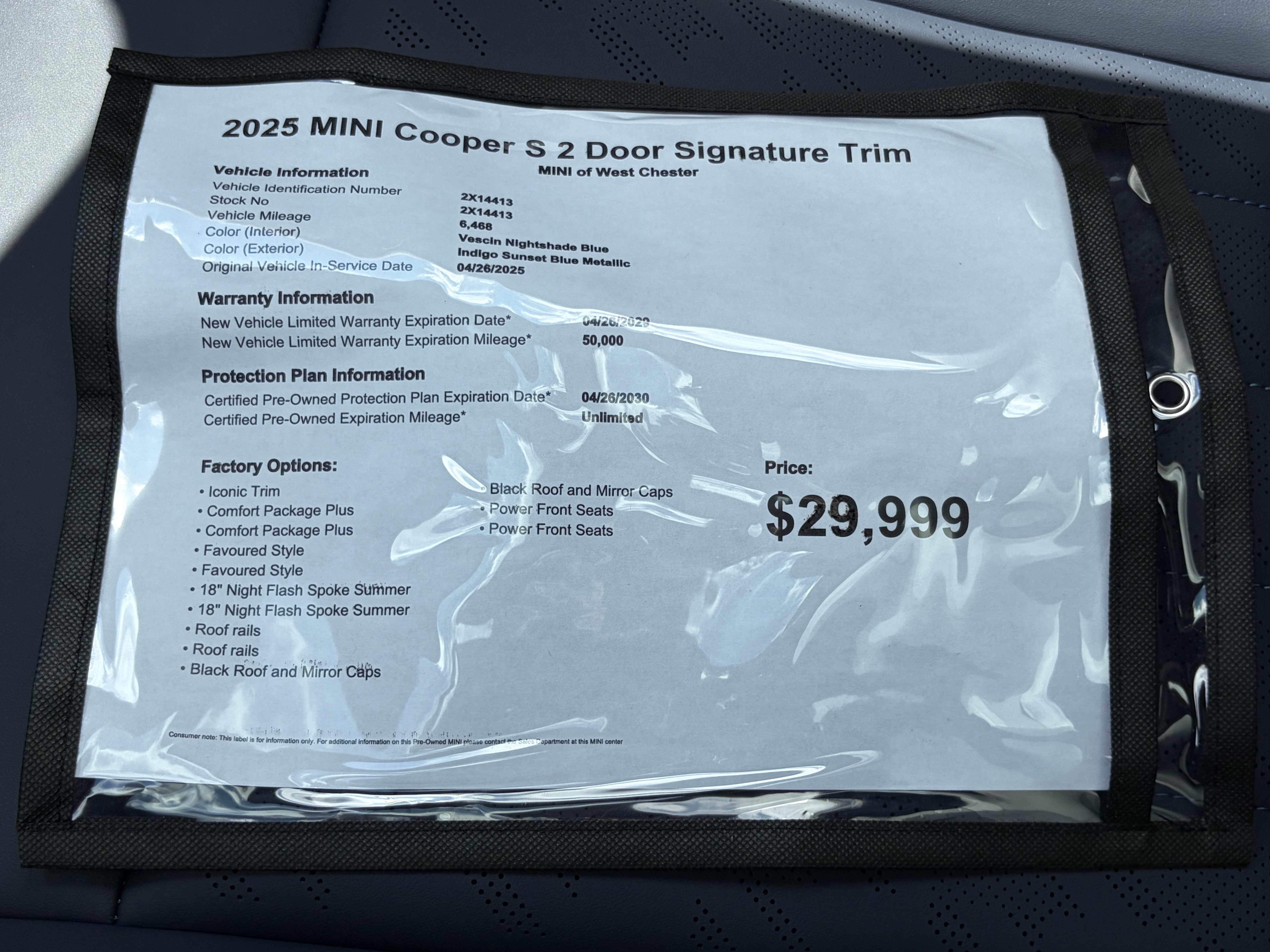 Used 2025 MINI Cooper S FWD image 16
