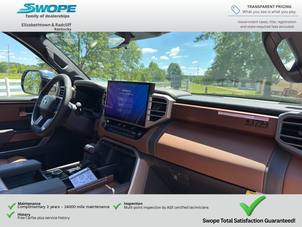 New 2026 Toyota Tundra 1794 Edition AWD/4WD image 24