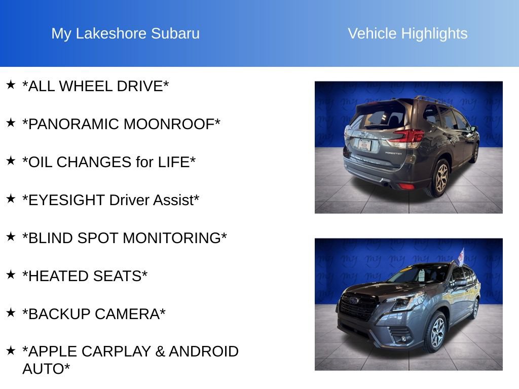 Certified 2024 Subaru Forester Premium AWD/4WD image 6