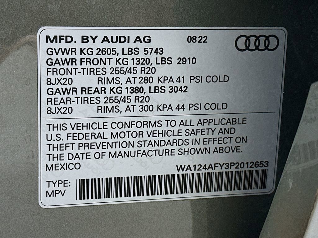 Used 2023 Audi SQ5 Premium Plus w/ Premium Plus Package AWD/4WD image 35