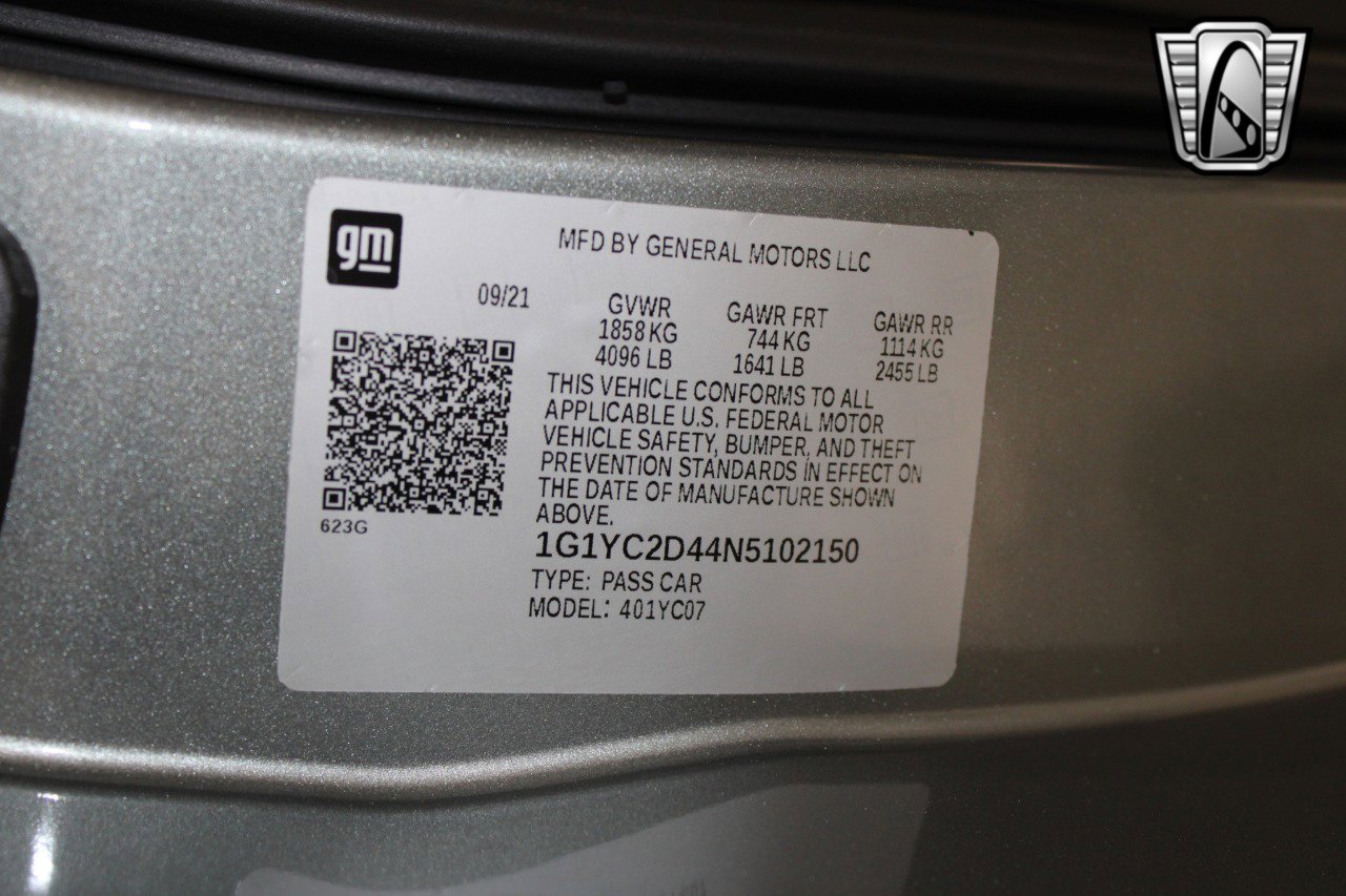 Used 2022 Chevrolet Corvette Stingray Premium Cpe image 26