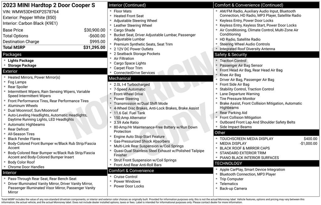 Used 2023 MINI Cooper S image 4