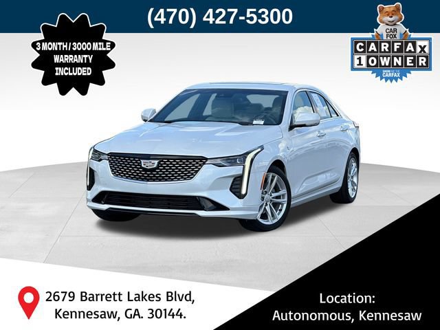 Used 2023 Cadillac CT4 Luxury w/ Sun And Sound Package RWD image 1