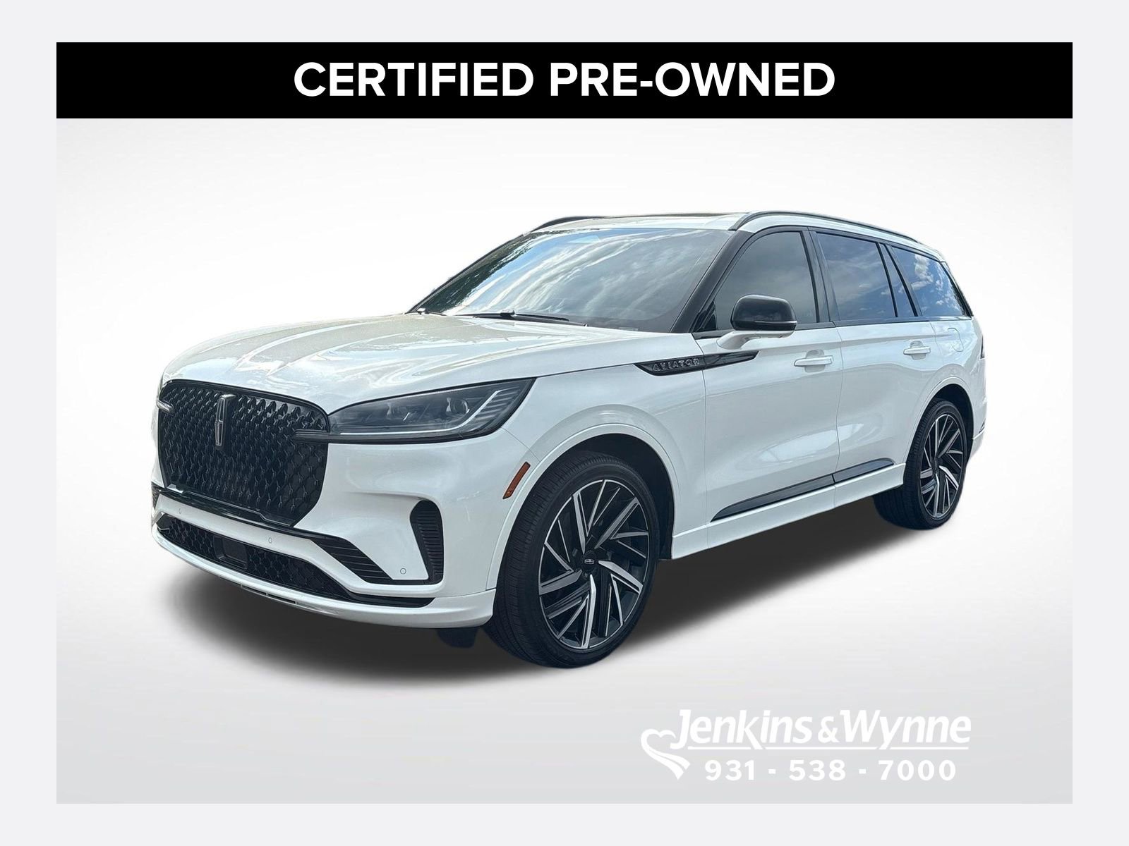 Certified 2025 Lincoln Aviator Black Label w/ Jet Appearance Package