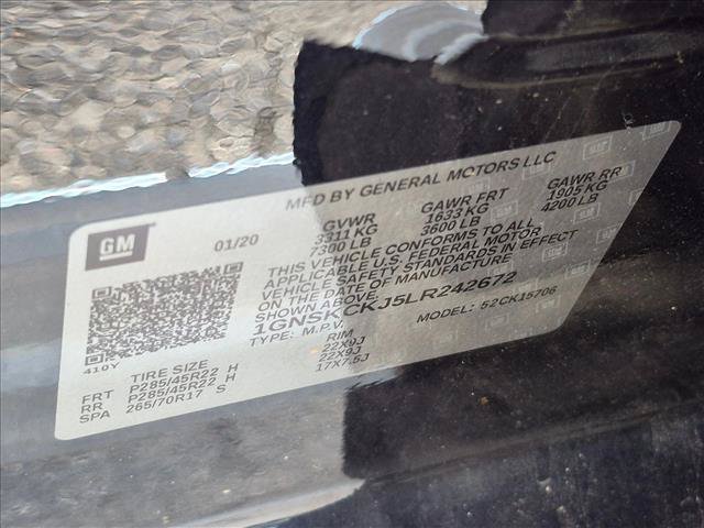 Used 2020 Chevrolet Tahoe Premier w/ Premier 6.2L Value Package AWD/4WD image 17