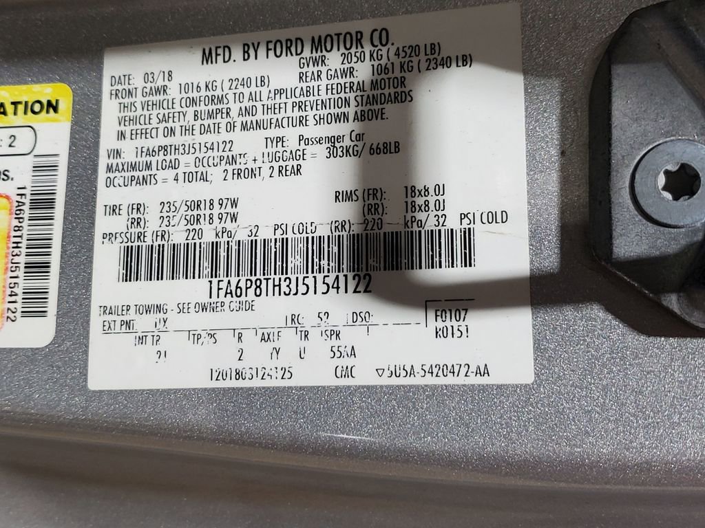 Used 2018 Ford Mustang Coupe w/ Equipment Group 101A image 34