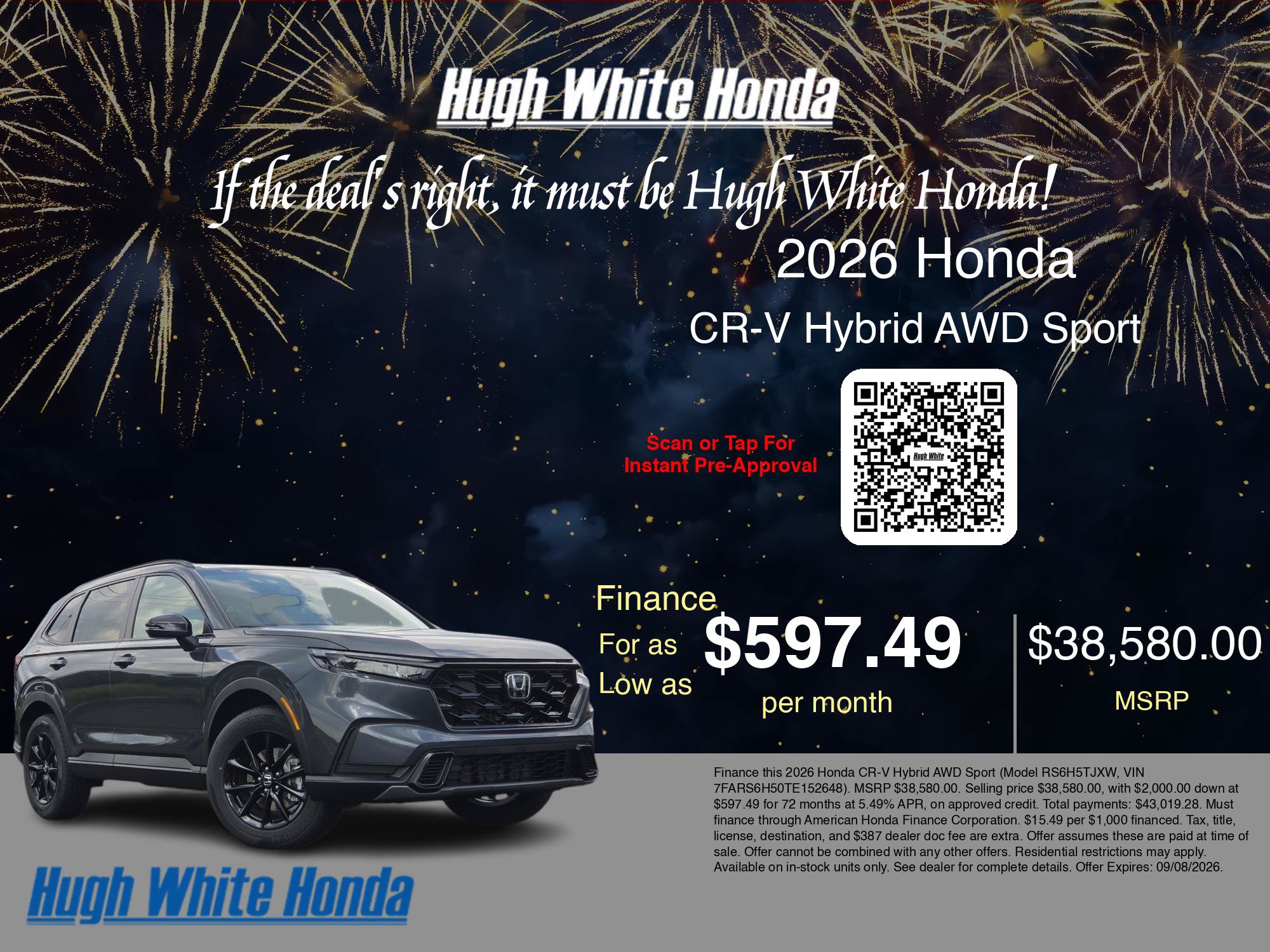 New 2026 Honda CR-V Sport image 7