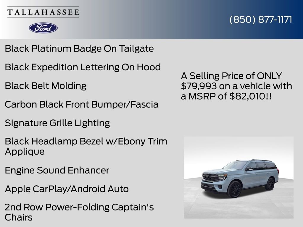 New 2025 Ford Expedition Platinum w/ Stealth Appearance Package image 34
