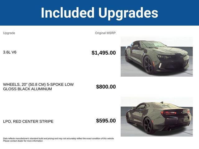 Used 2017 Chevrolet Camaro LT RWD image 5