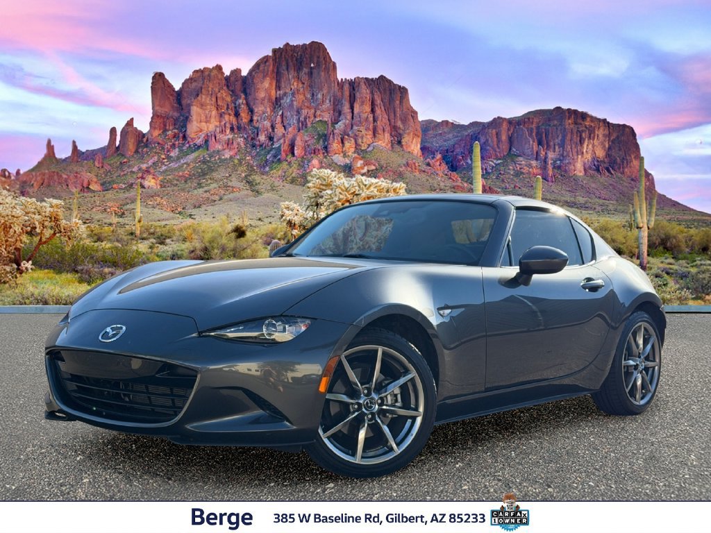Used 2022 MAZDA MX-5 Miata RF Grand Touring w/ Weather Package RWD image 1
