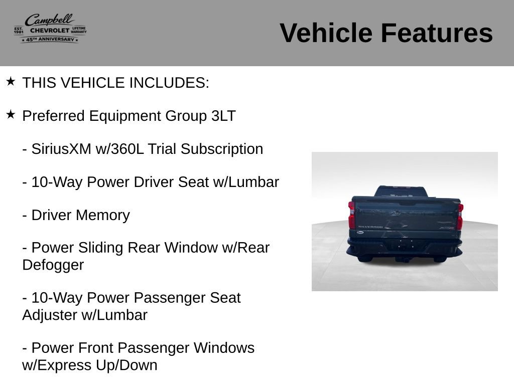 Used 2025 Chevrolet Silverado 1500 ZR2 w/ Technology Package AWD/4WD image 5