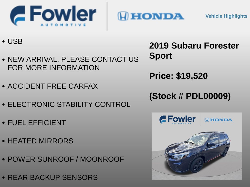 Used 2019 Subaru Forester Sport w/ Popular Package #2 AWD/4WD image 12