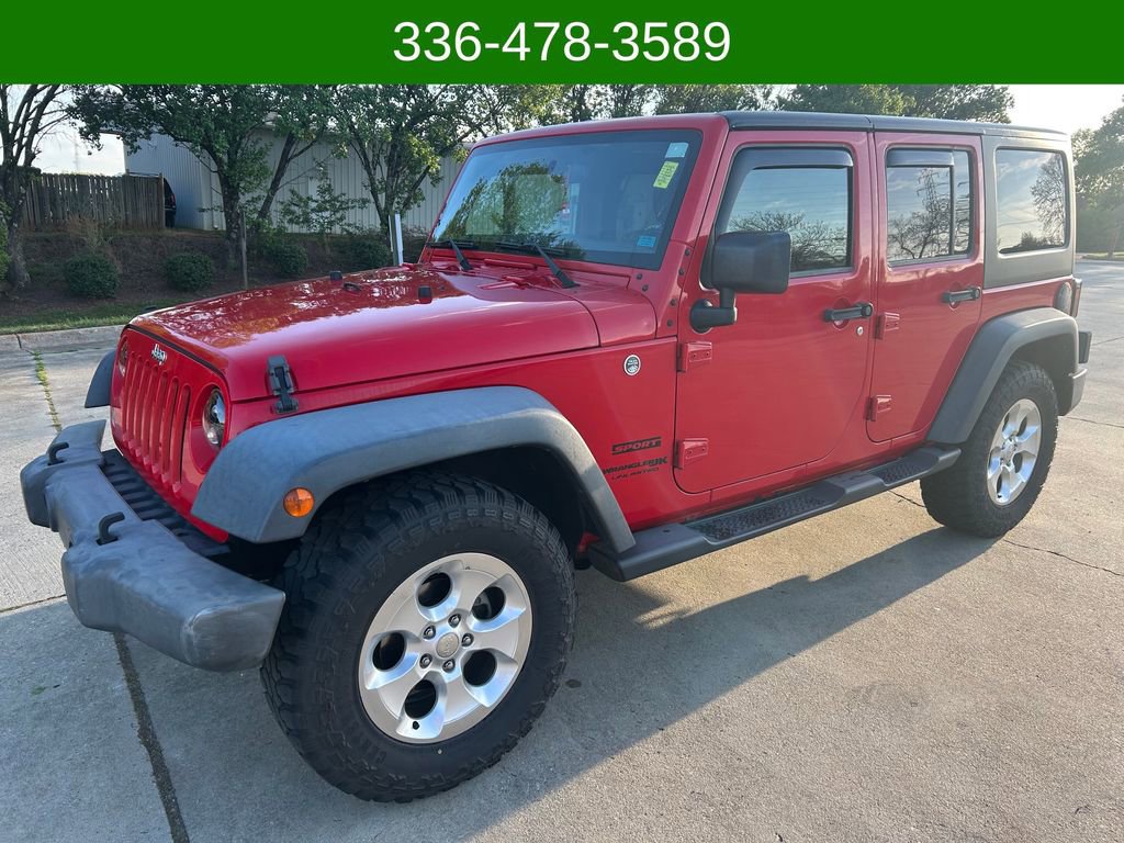 Used 2018 Jeep Wrangler Unlimited Sport w/ Connectivity Group AWD/4WD image 1