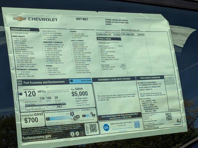 New 2027 Chevrolet Bolt LT w/ Comfort Package FWD image 18