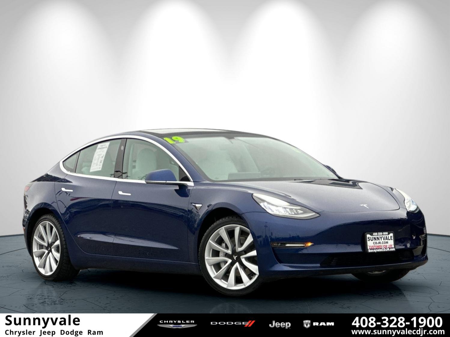 Used 2019 Tesla Model 3 Long Range AWD/4WD image 1