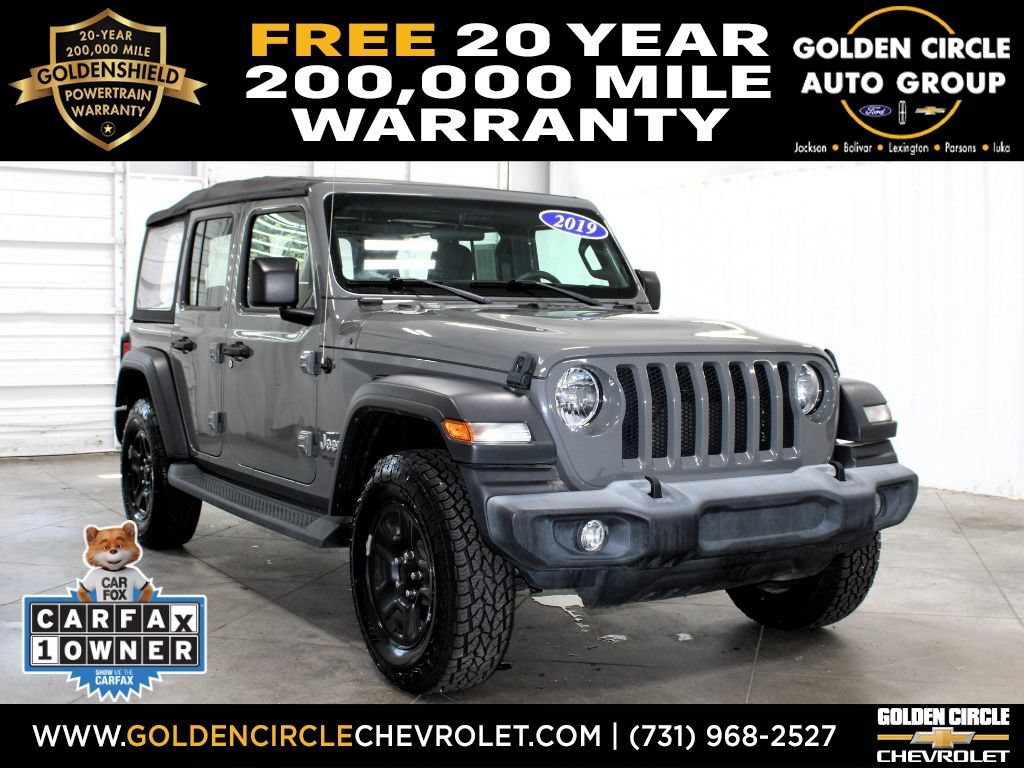 Used 2019 Jeep Wrangler Unlimited Sport AWD/4WD image 1