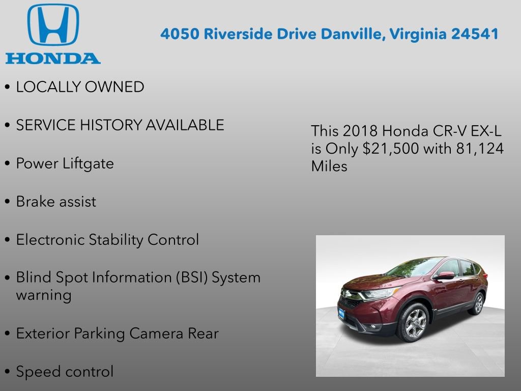 Used 2018 Honda CR-V EX-L image 7