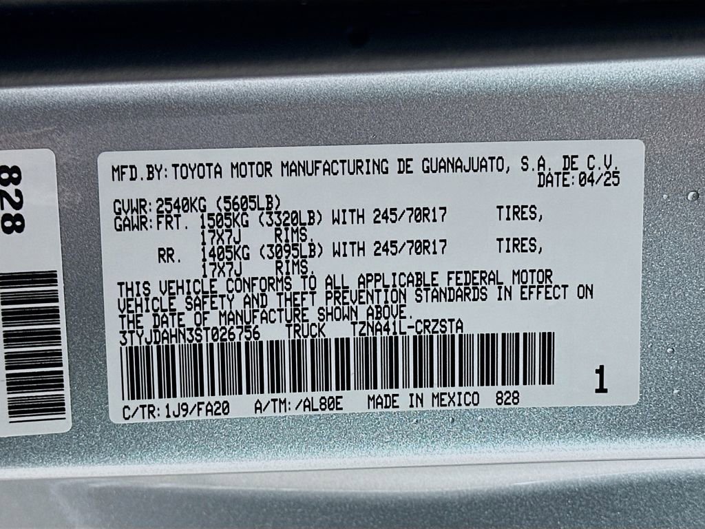 Certified 2025 Toyota Tacoma SR image 26