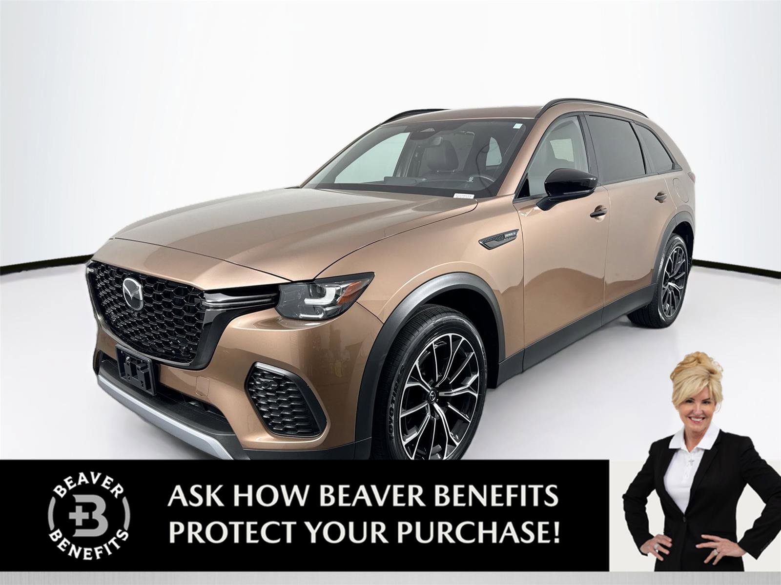 Certified 2025 MAZDA CX-70 Plug-In Hybrid w/ Premium Plus AWD/4WD image 1