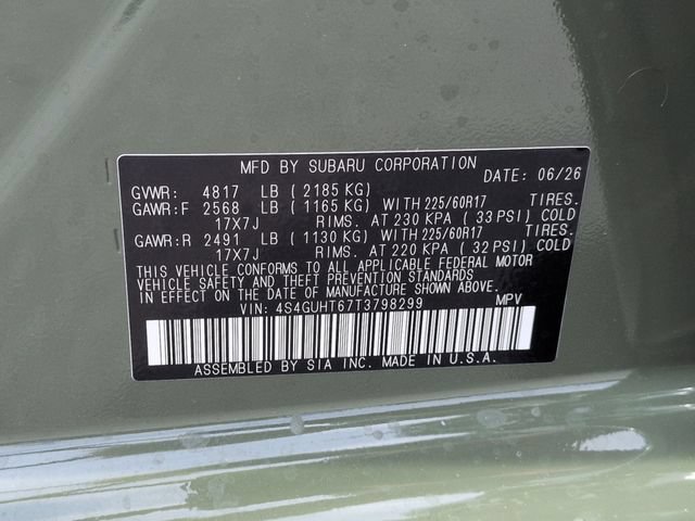 New 2026 Subaru Crosstrek 2.5i Wilderness AWD/4WD image 36