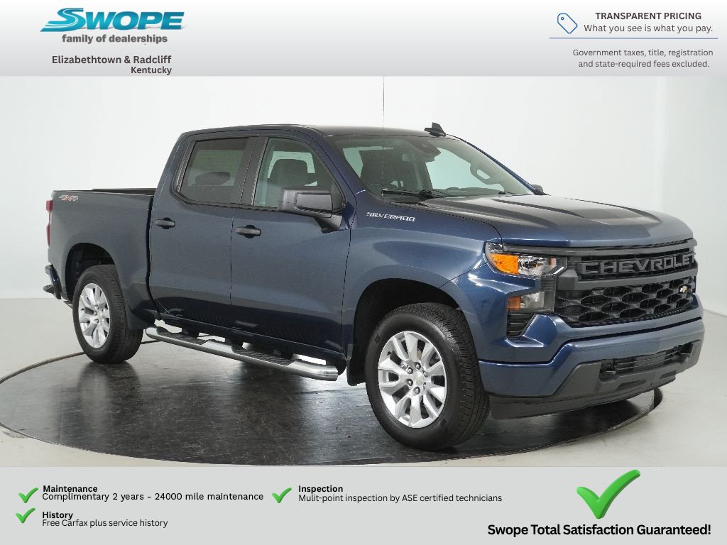 Used 2022 Chevrolet Silverado 1500 Custom AWD/4WD image 1