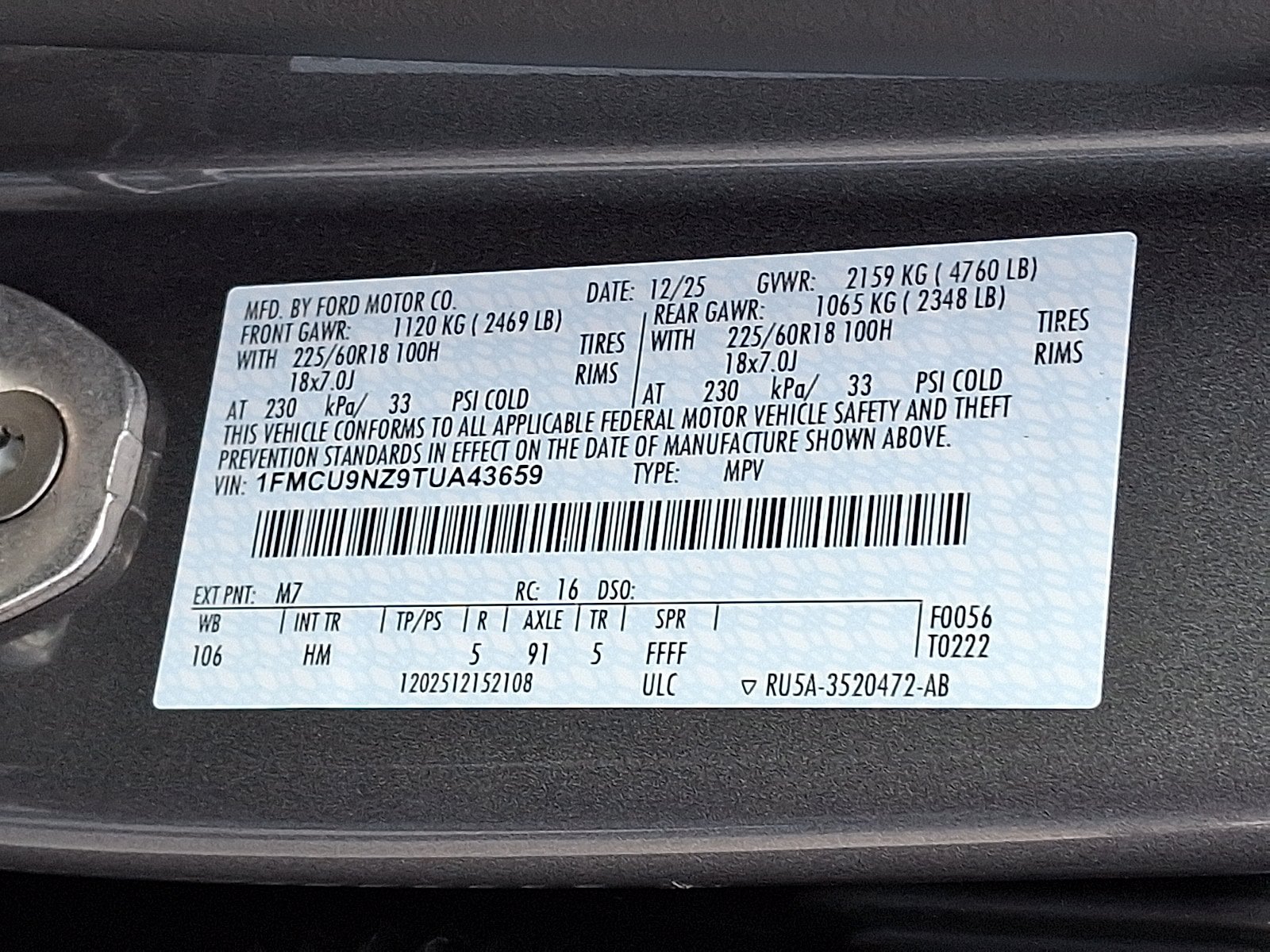 New 2026 Ford Escape ST-Line Select w/ Tech Pack #1 AWD/4WD image 10