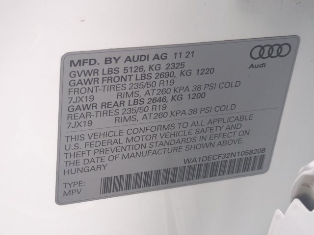 Used 2022 Audi Q3 2.0T Premium w/ Convenience Package AWD/4WD image 25