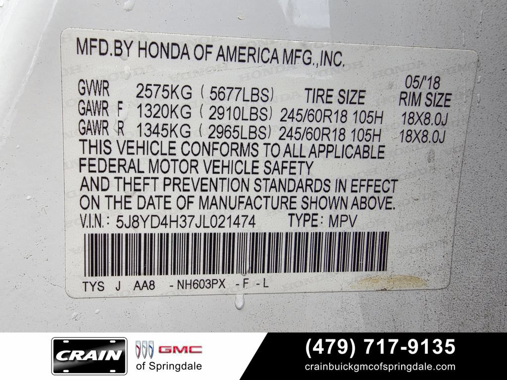 Used 2018 Acura MDX SH-AWD image 32