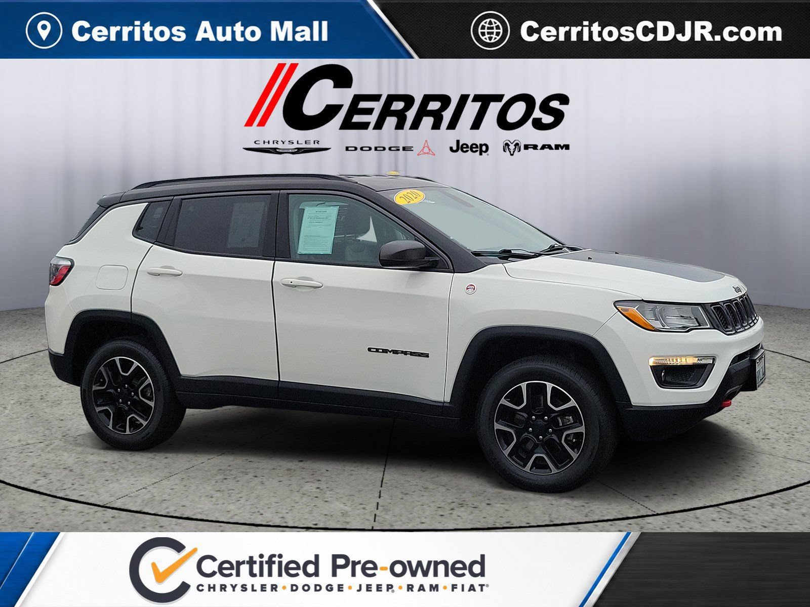 Certified 2020 Jeep Compass Trailhawk AWD/4WD image 1