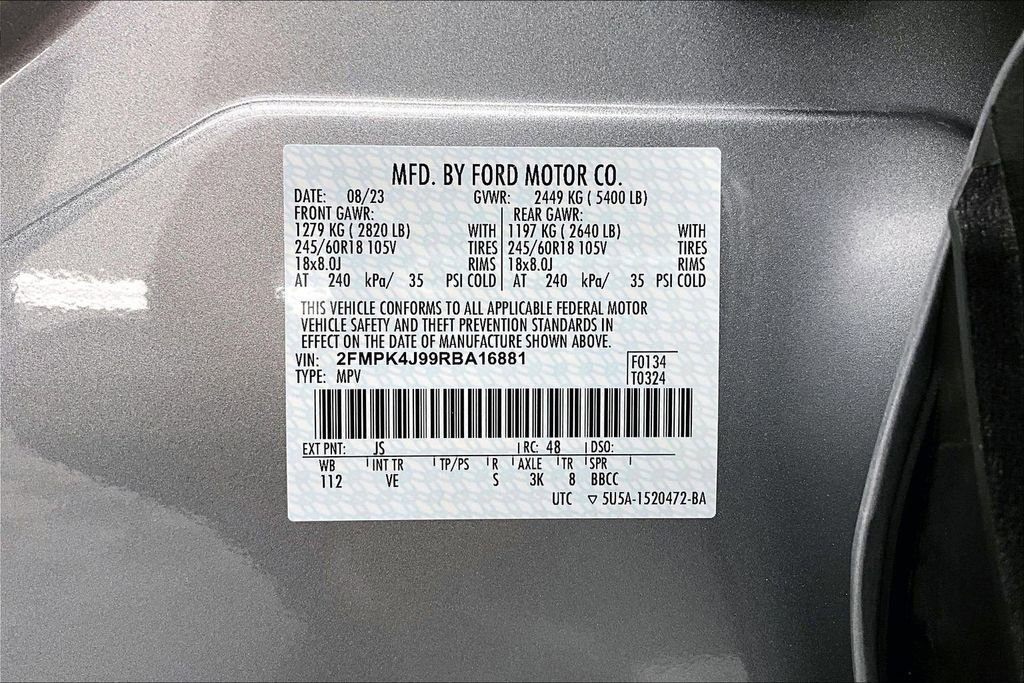 Certified 2024 Ford Edge SEL w/ Convenience Package AWD/4WD image 35