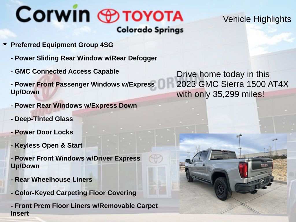 Used 2023 GMC Sierra 1500 AT4X w/ AT4X AEV Edition image 6